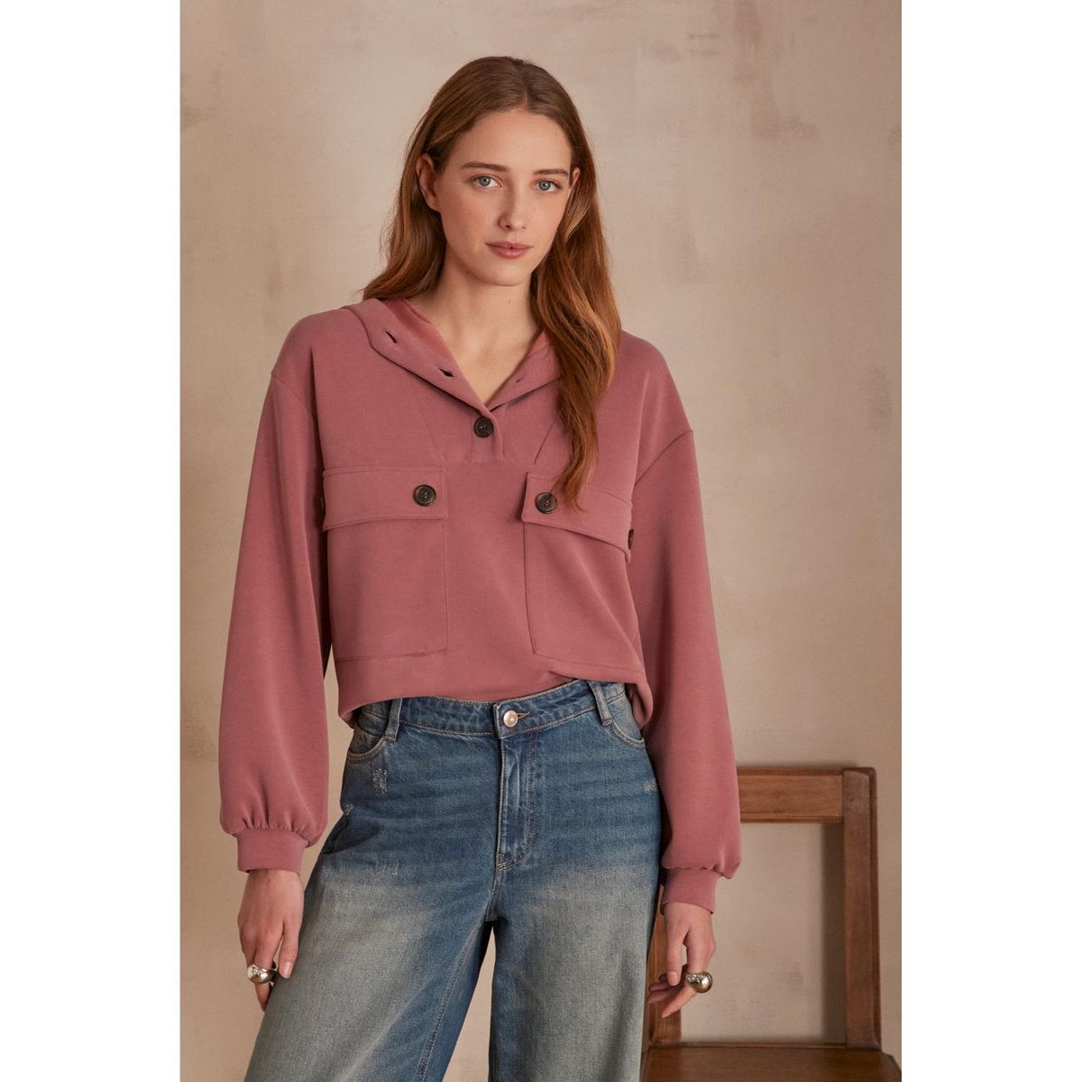 MAISON 123 - Polera Casual Mujer Maison 123