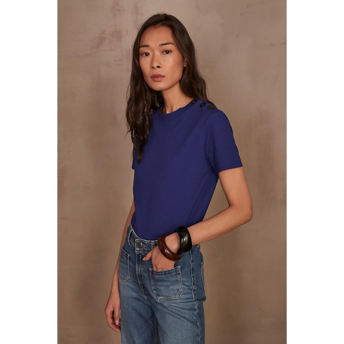 MAISON 123 - Polo 100% Algodón Mujer Maison 123