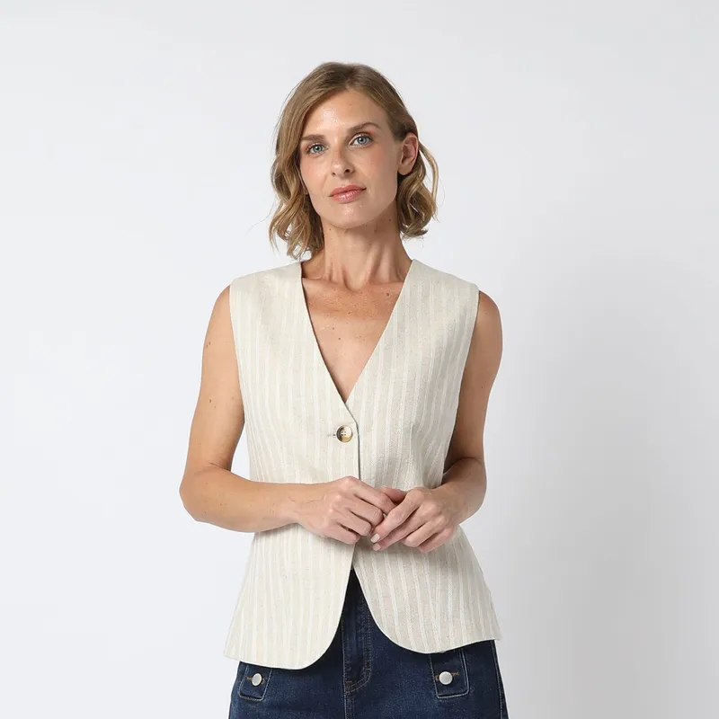 APOLOGY - Chaleco Casual Mujer Apology x Viviana Rivas Plata