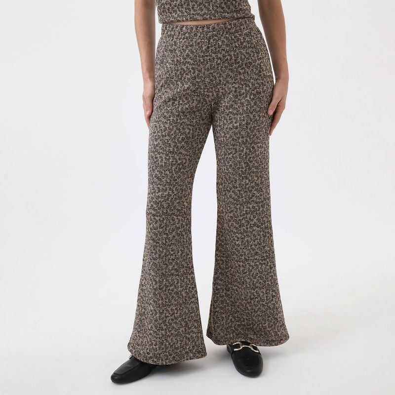 APOLOGY - Pantalón Flare Casual Mujer Apology x Viviana Rivas Plata