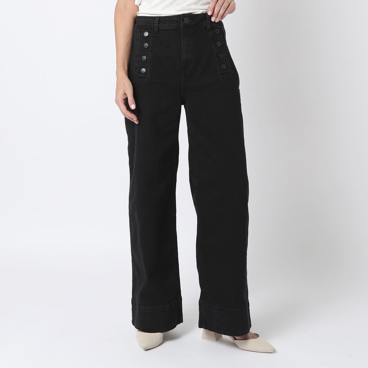 APOLOGY - Jean Recto Algodón Mujer Apology x Viviana Rivas Plata