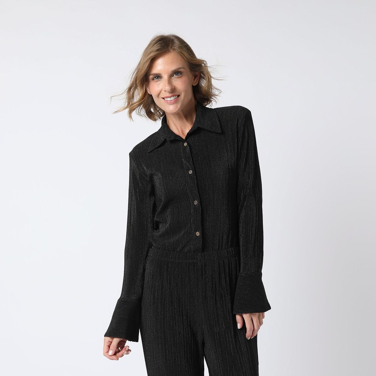 APOLOGY - Blusa Manga Larga Casual Mujer Apology x Viviana Rivas Plata