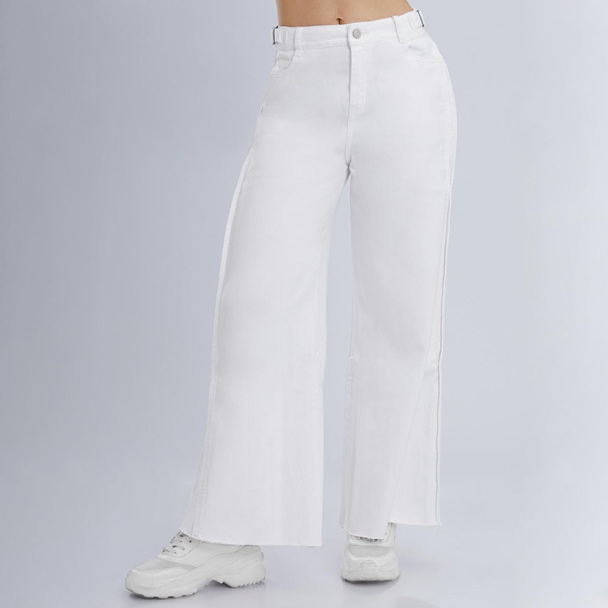 KANSAS - Jean Wide Leg Tiro Alto Mujer Kansas