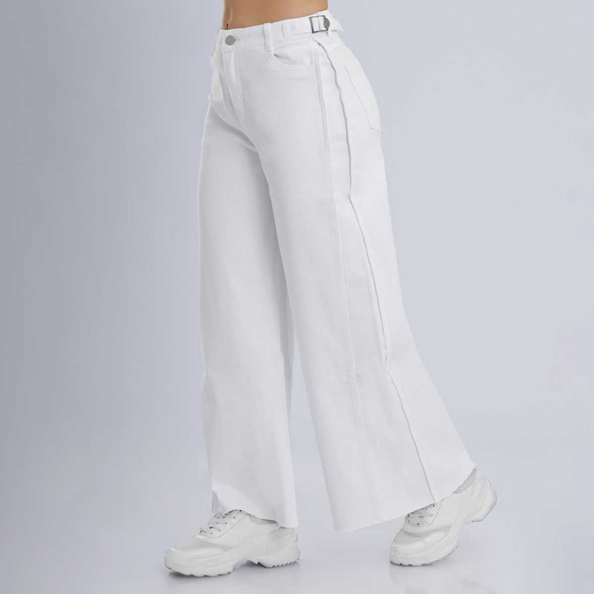 KANSAS - Jean Wide Leg Tiro Alto Mujer Kansas