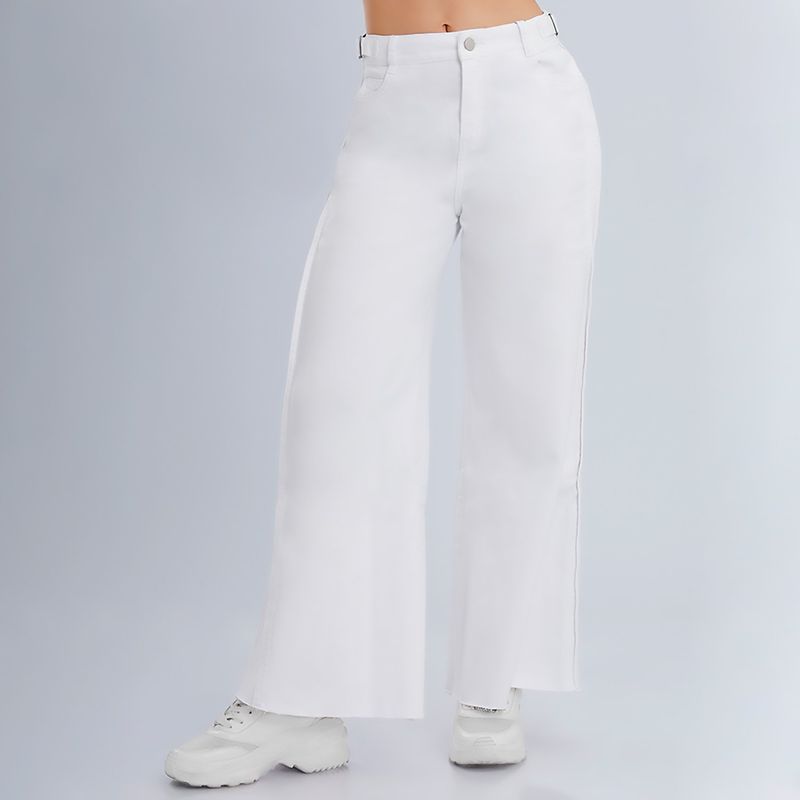 KANSAS - Jean Wide Leg Tiro Alto Mujer Kansas