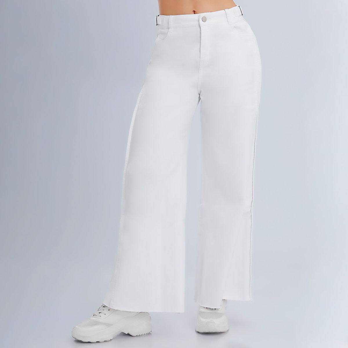 KANSAS - Jean Wide Leg Tiro Alto Mujer Kansas
