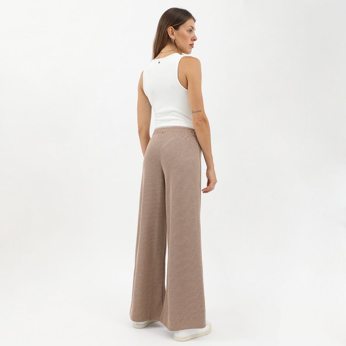 UNIVERSITY CLUB - Pantalón Palazzo Casual Mujer University Club