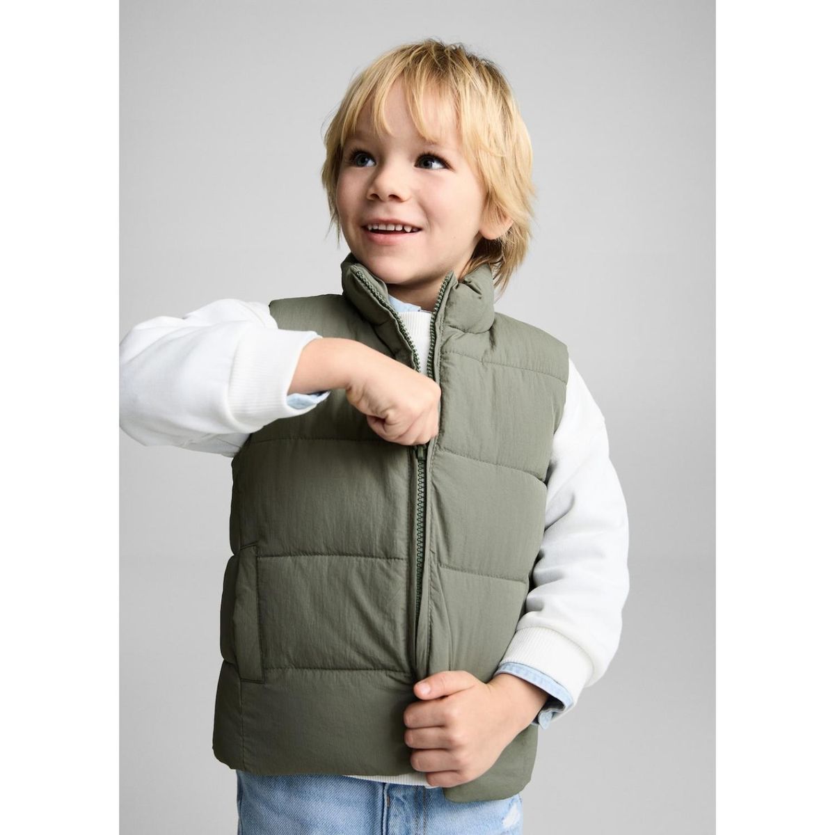 MANGO KIDS - Chaleco Bebé Niño Mango Kids