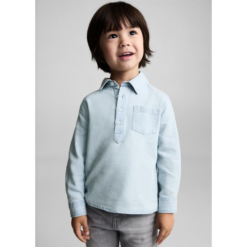 MANGO KIDS - Camisa Bebé Niño Algodón Mango Kids