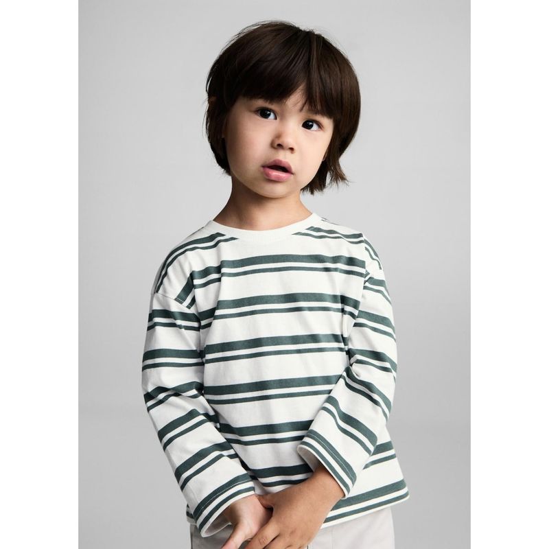 MANGO KIDS - Polo Bebé Niño Manga Larga Algodón Mango Kids