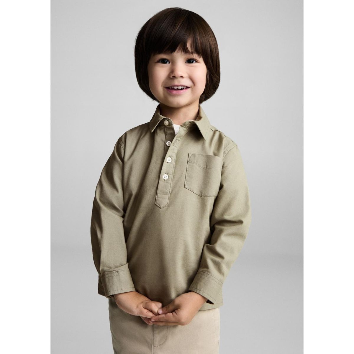 MANGO KIDS - Camisa Bebé Niño Algodón Mango Kids