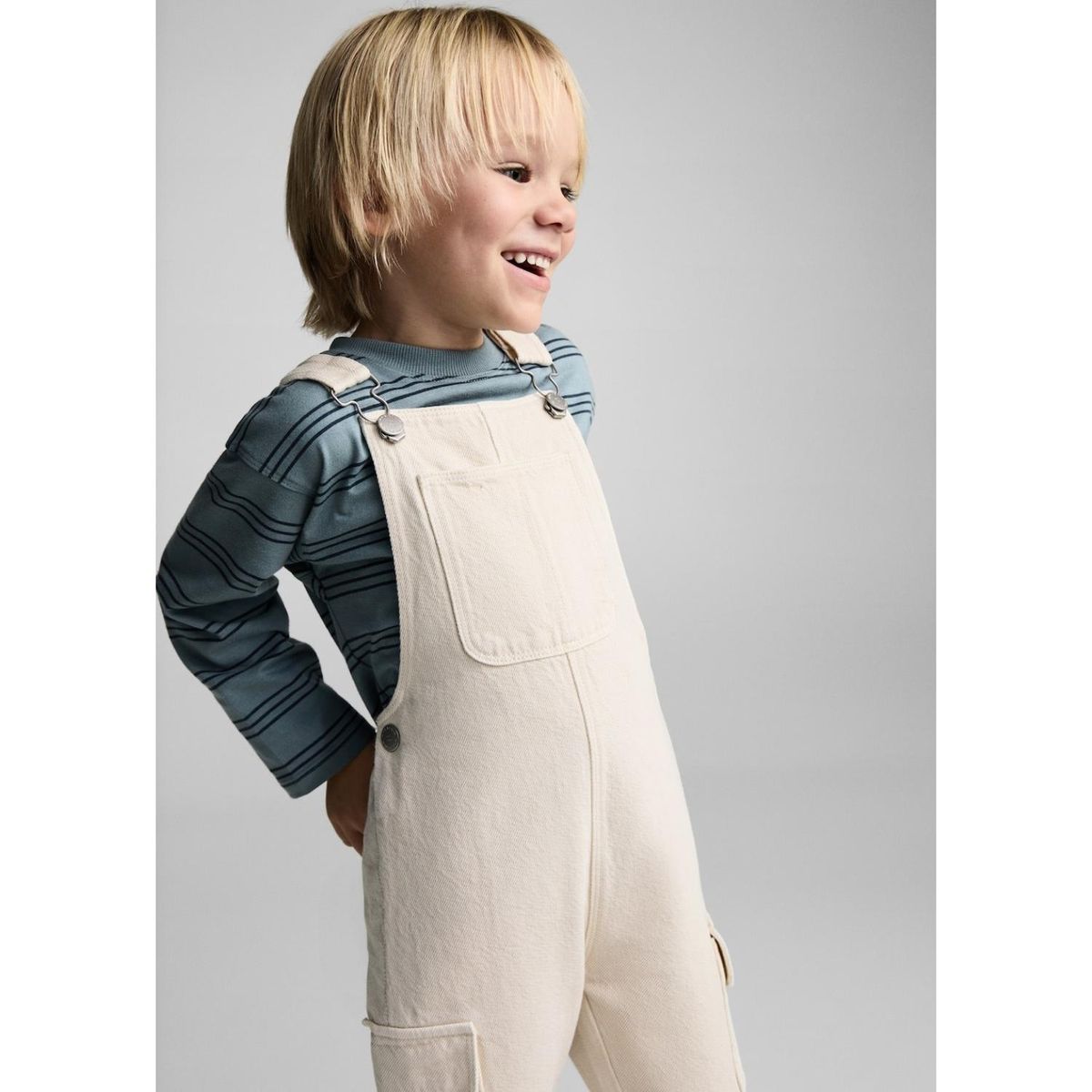 MANGO KIDS - Pantalón Bebé Niño Algodón Mango Kids