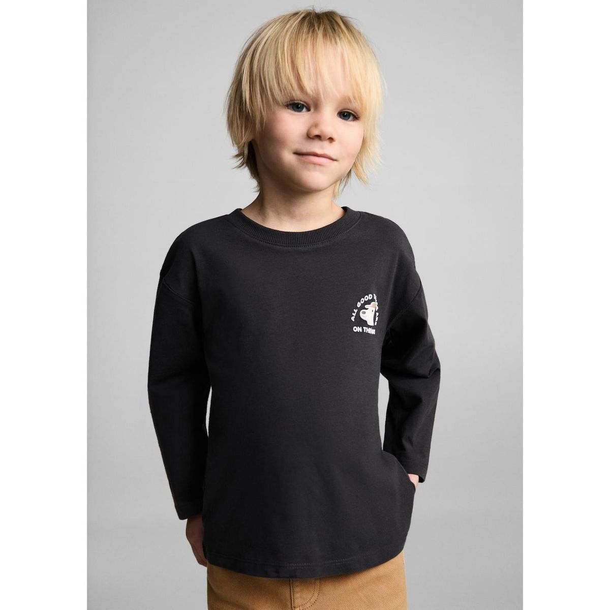 MANGO KIDS - Polo Bebé Niño Manga Larga Algodón Mango Kids