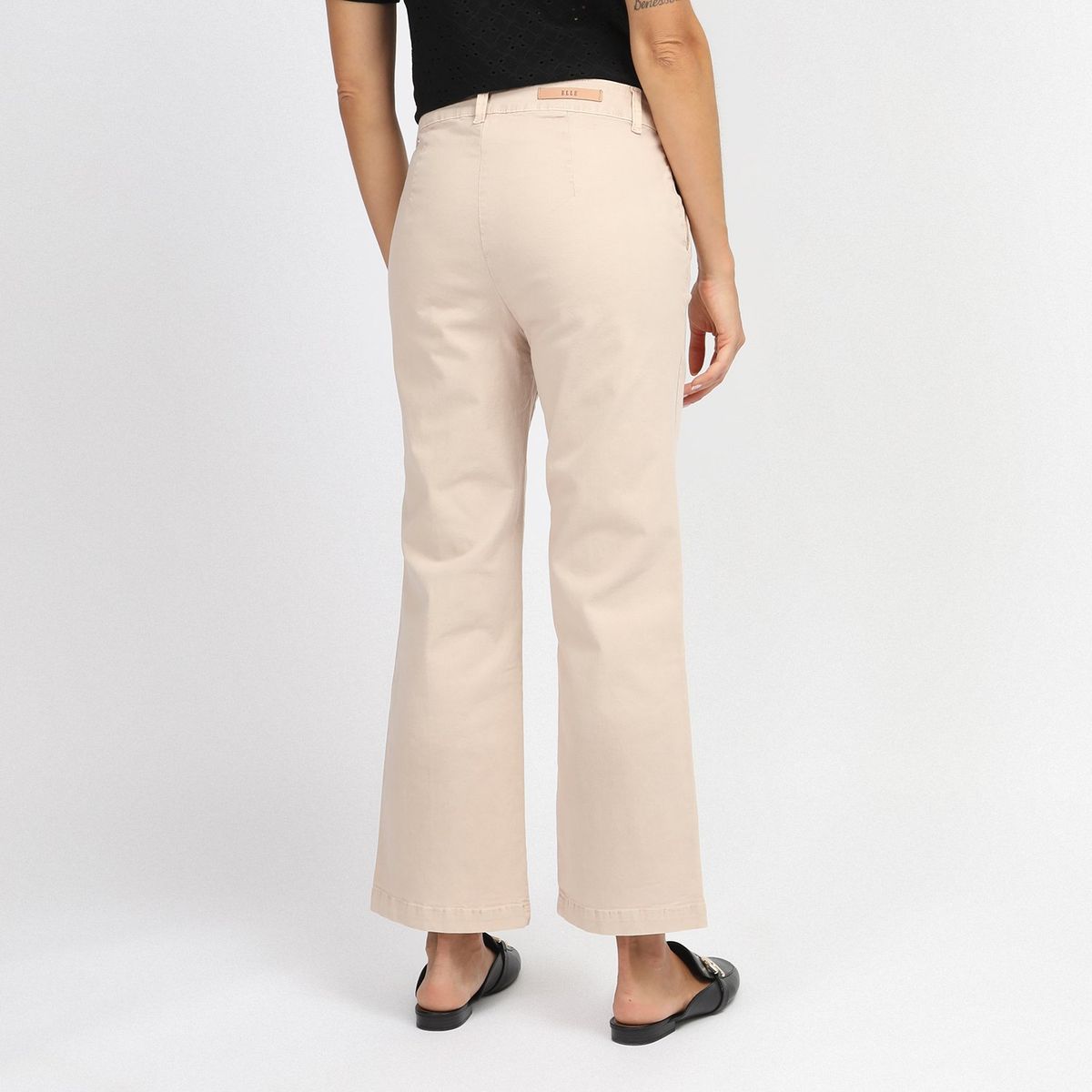 ELLE - Pantalón Algodón Mujer Elle