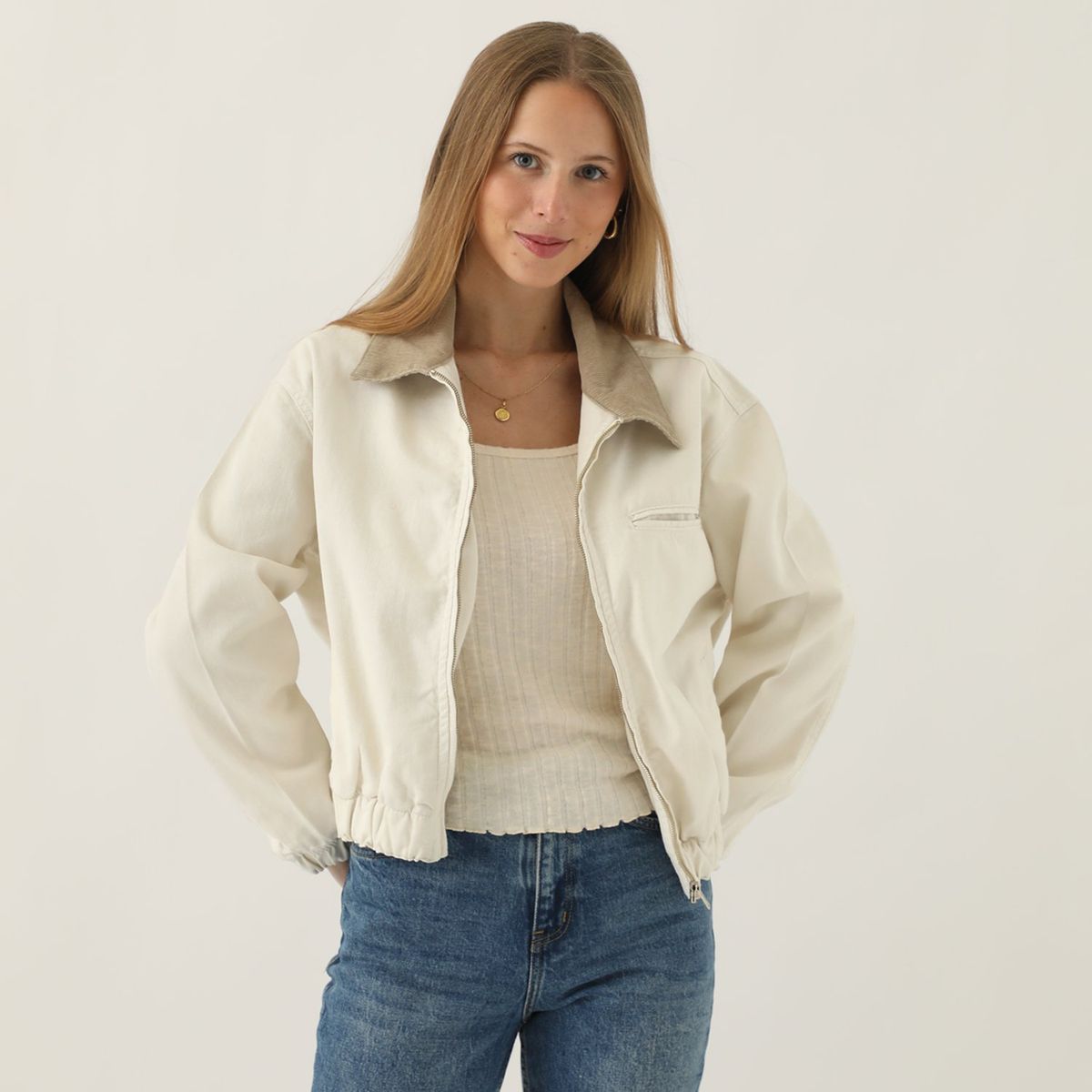 ELLE - Pantalón Algodón Mujer Elle