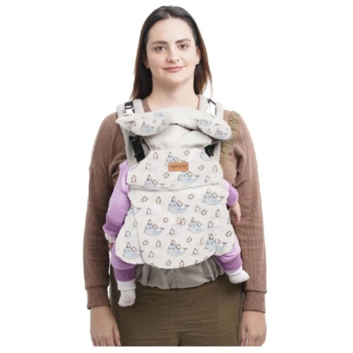MATERNELLE - Mochila Ergonómica Evolutiva Canguro Bebe 4 en 1