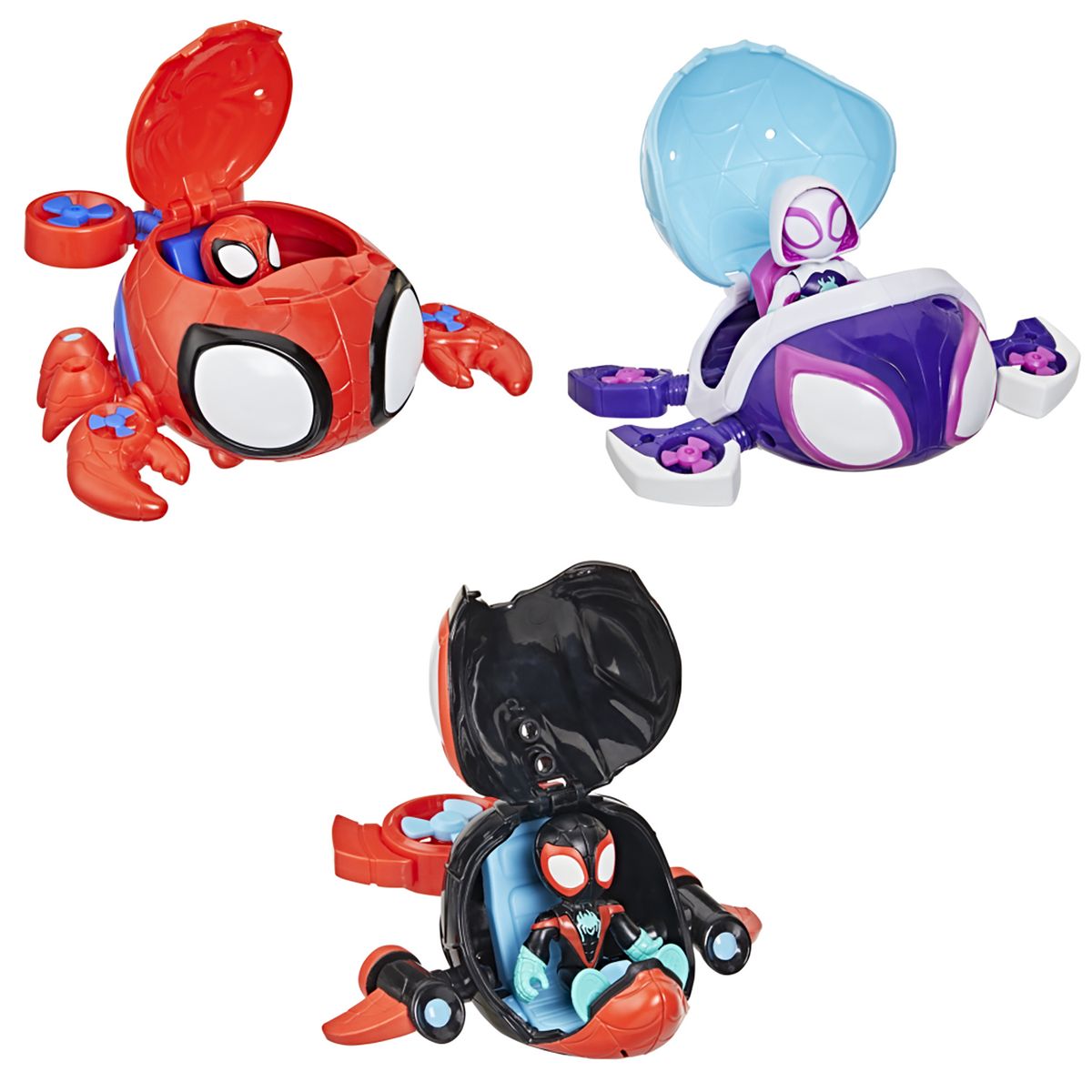 SPIDEY - Set Balsa de Agua Spidey And His Amazing Friends Figura Y Vehiculo Aleatorio