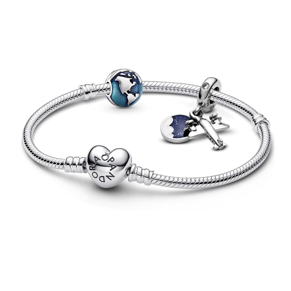 PANDORA - Set Pandora Clip Y Charm De Viajes