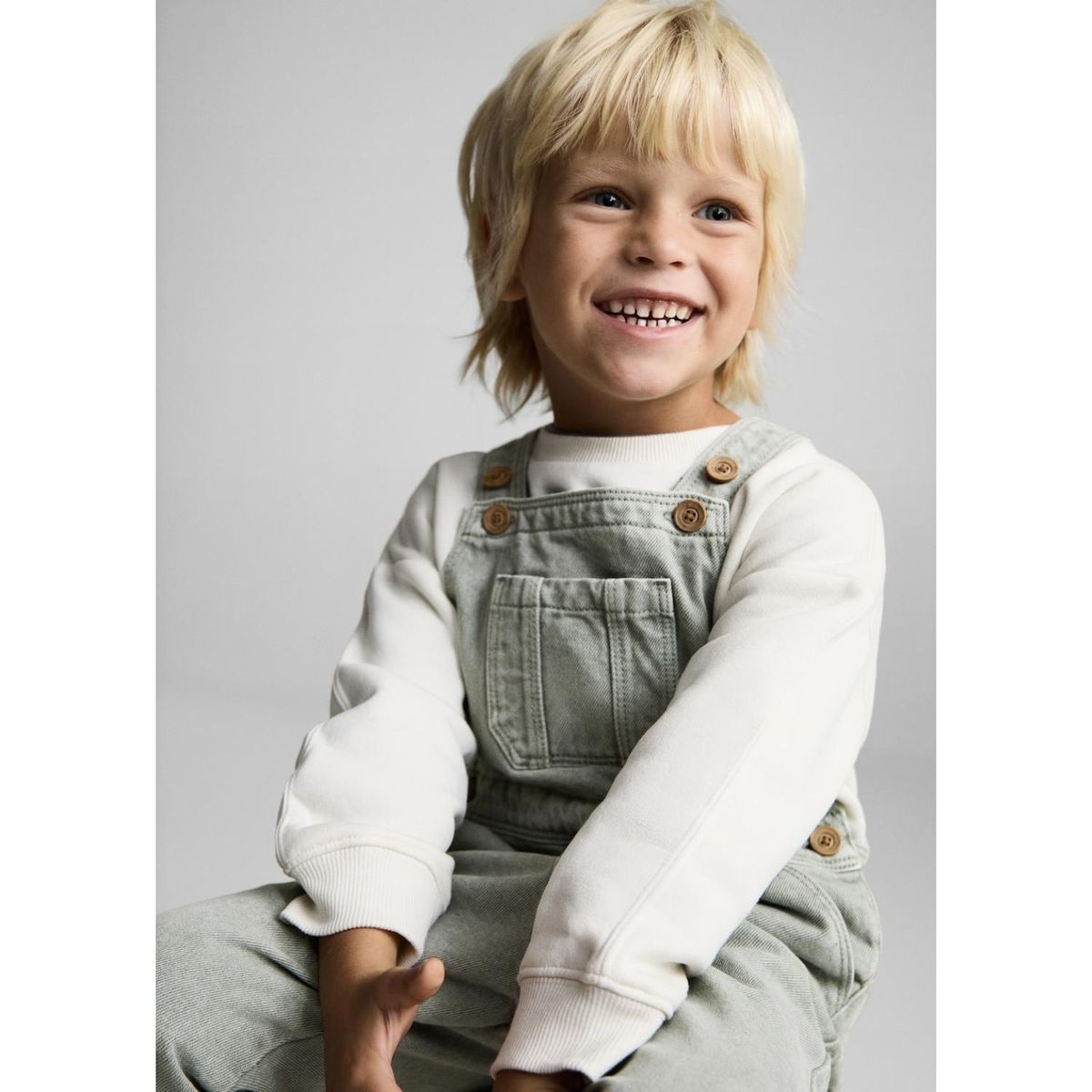 MANGO KIDS - Overol Bebé Niño Algodón Mango Kids