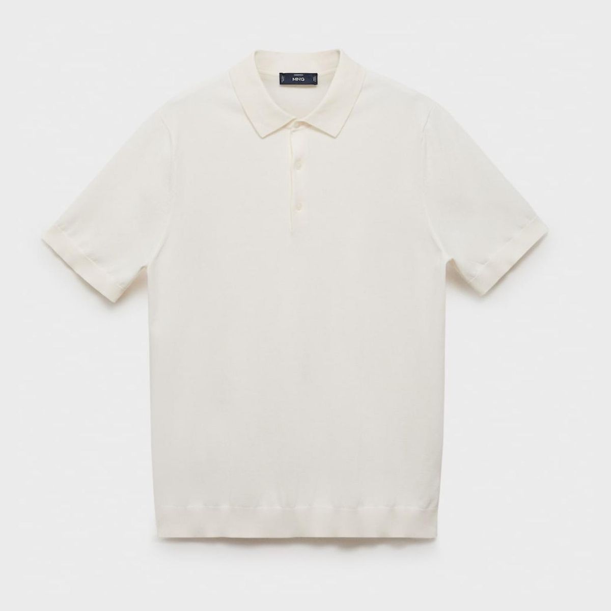 MANGO - Polo Punto Fino 100% Algodón Mango Man