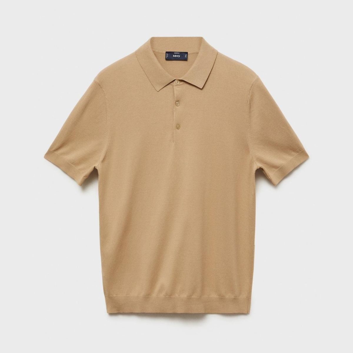 MANGO - Polo Punto Fino 100% Algodón Mango Man