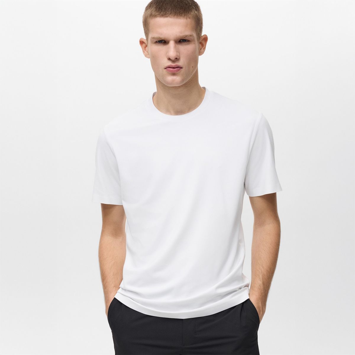 MANGO - Polo Manga Corta Hombre Mango