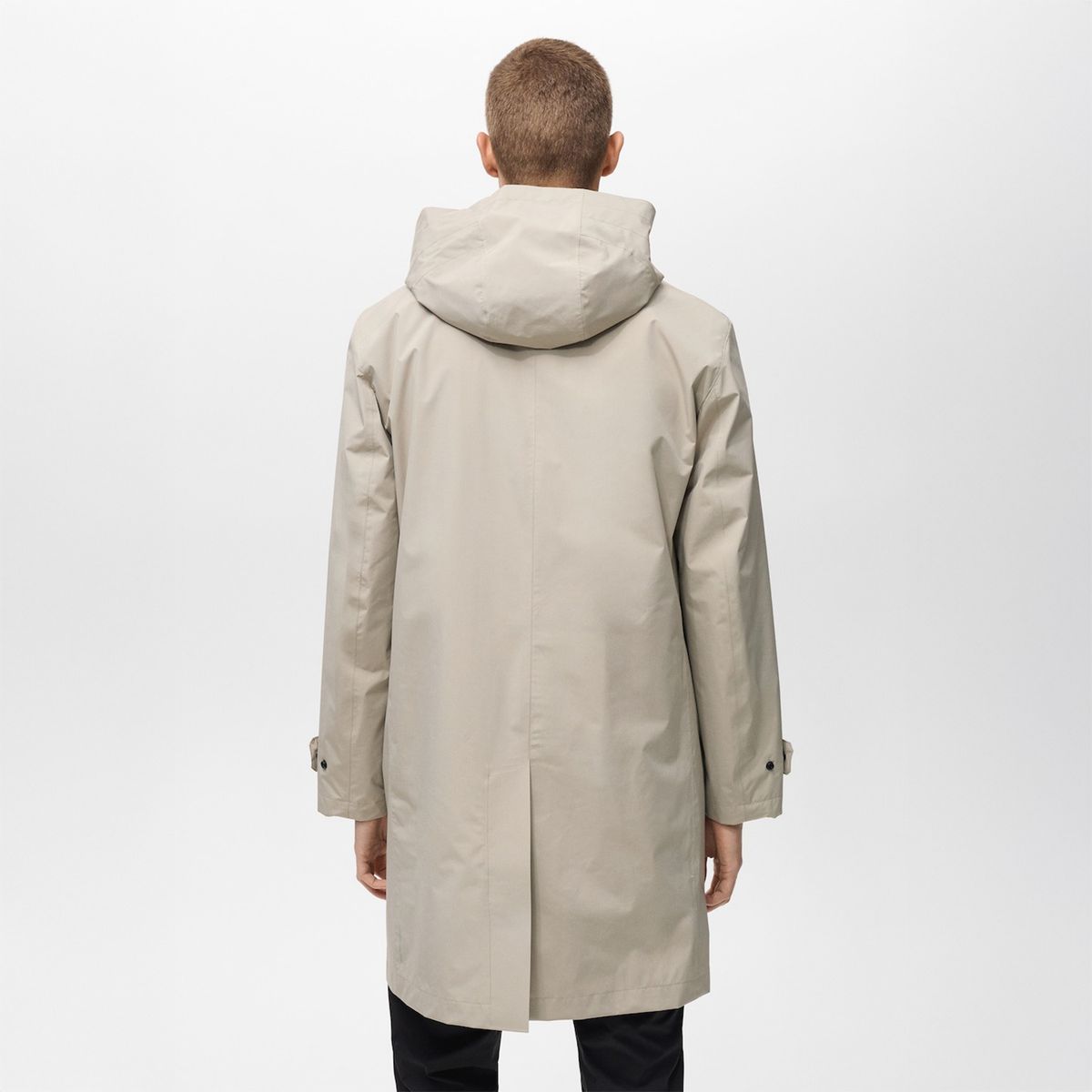 MANGO - Casaca Impermeable Hombre Mango