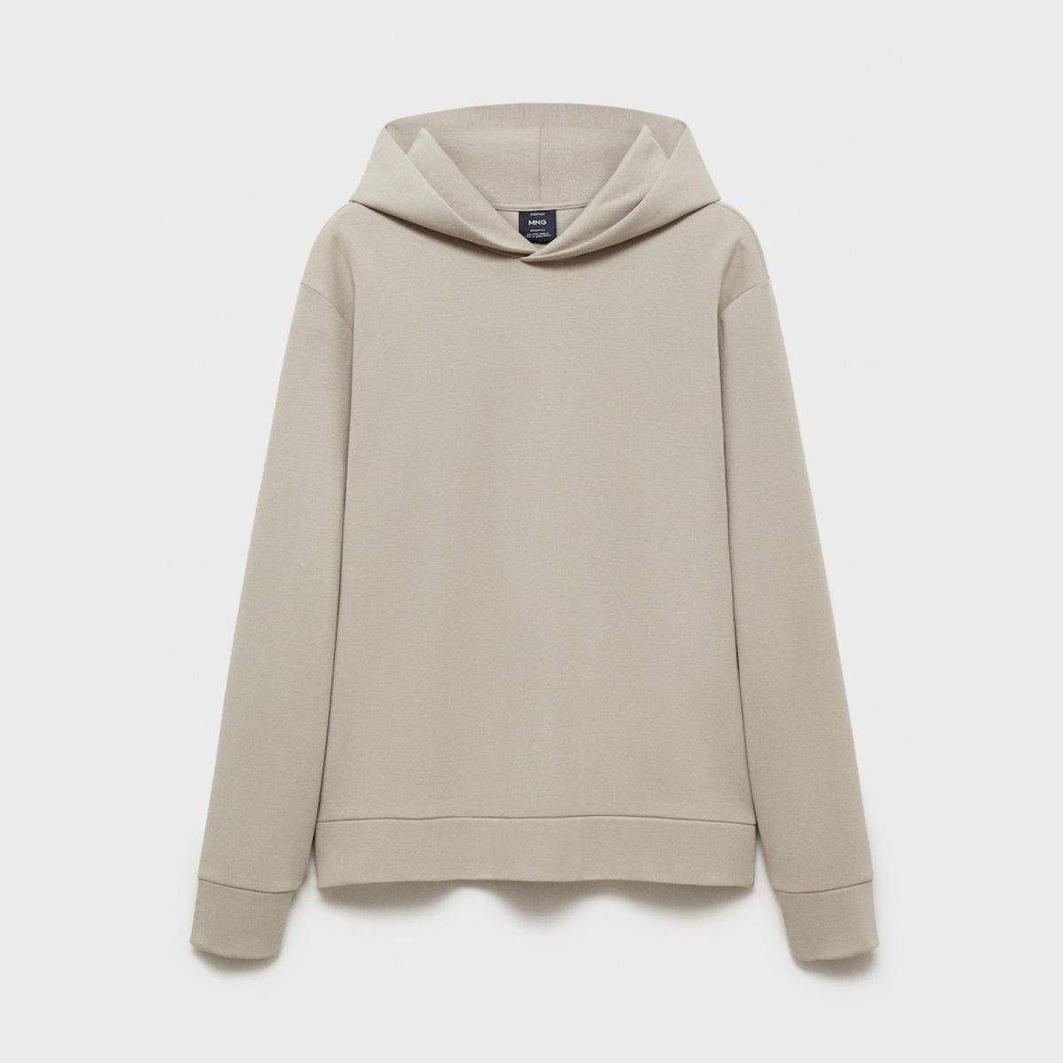 MANGO - Polera Algodón Capucha Regular Fit Mango Man