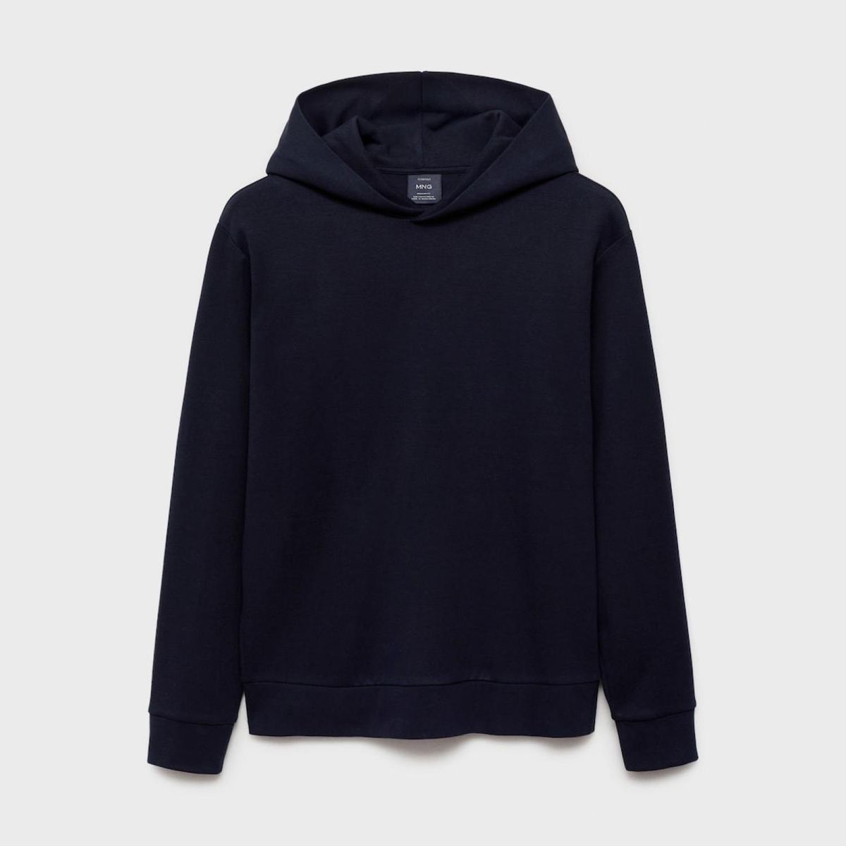 MANGO - Polera Algodón Capucha Regular Fit Mango Man
