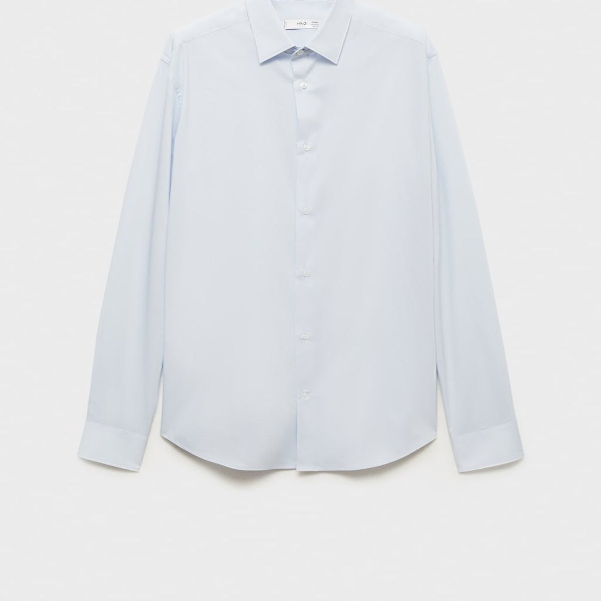 MANGO - Camisa Regular Fit Algodón Stretch Mango Man