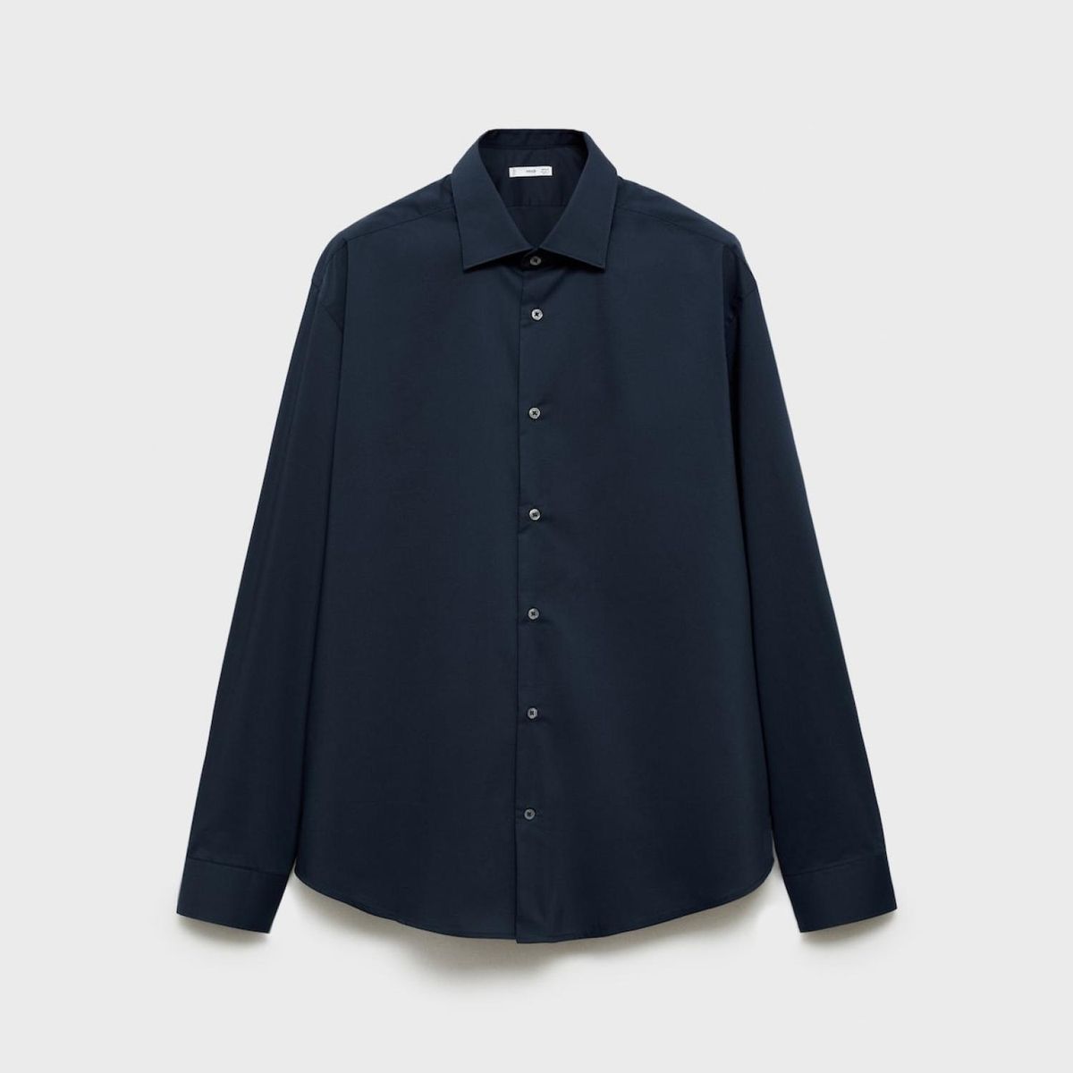 MANGO - Camisa Regular Fit Algodón Stretch Mango Man