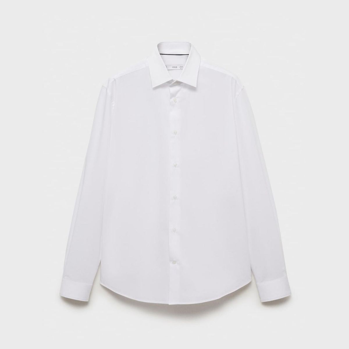 MANGO - Camisa Regular Fit Algodón Stretch Mango Man