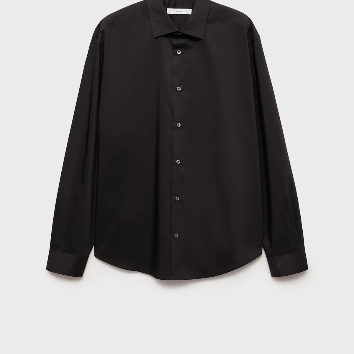 MANGO - Camisa Regular Fit Algodón Stretch Mango Man