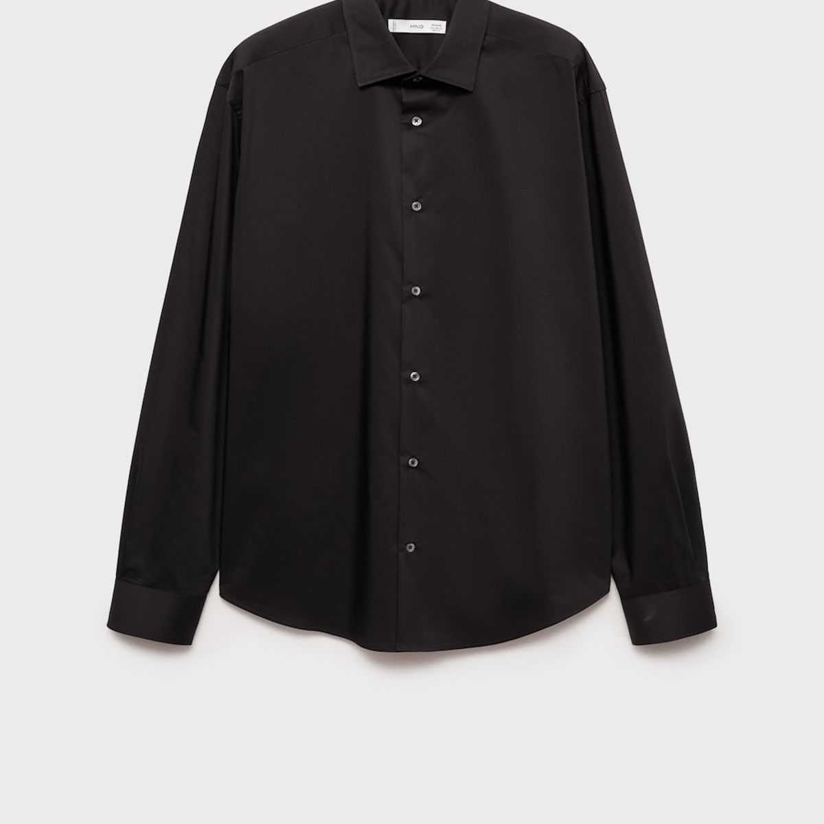 MANGO - Camisa Regular Fit Algodón Stretch Mango Man