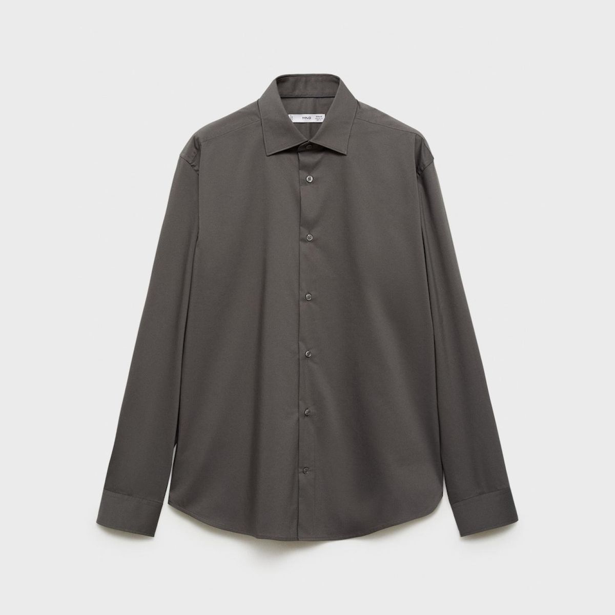 MANGO - Camisa Regular Fit Algodón Stretch Mango Man