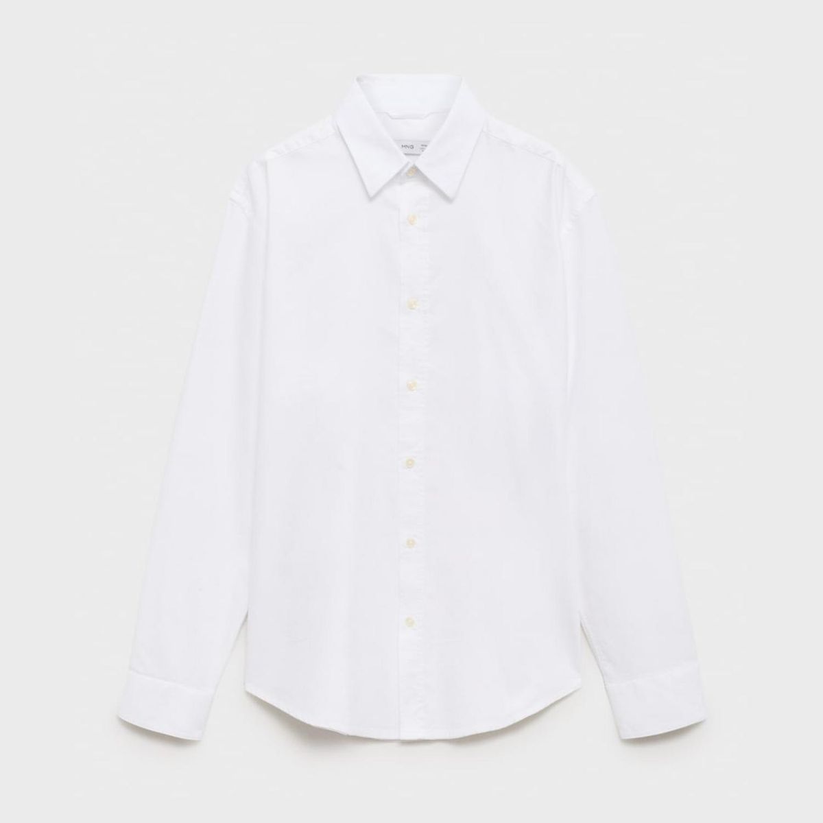 MANGO - Camisa Oxford 100% Algodón Hombre Mango Man