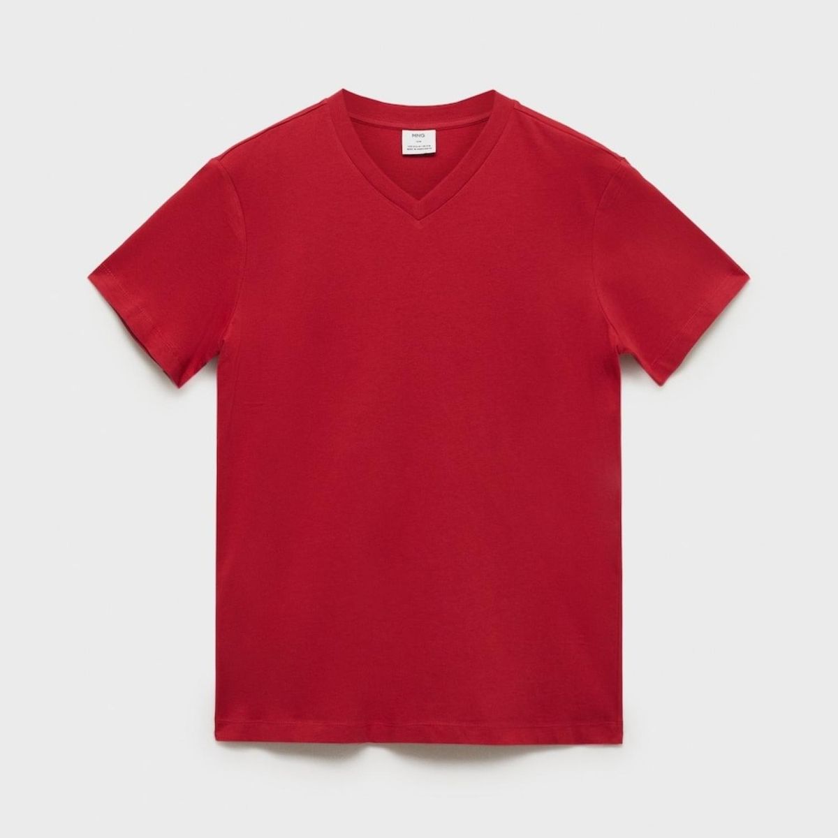 MANGO - Polo 100% Algodón Cuello Pico Slim Fit Mango Man