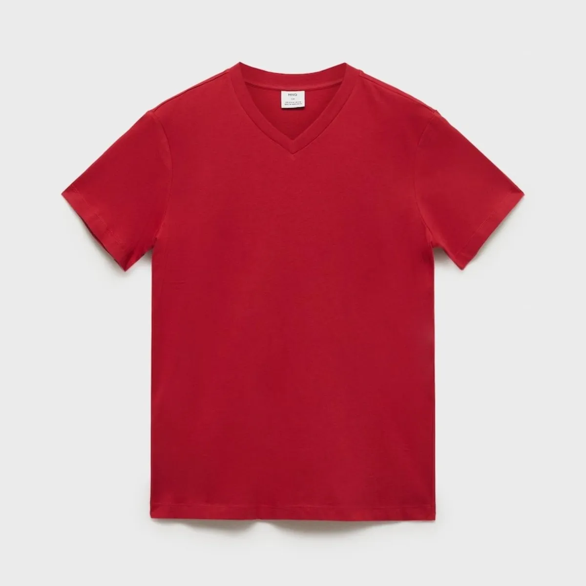 MANGO - Polo 100% Algodón Cuello Pico Slim Fit Mango Man