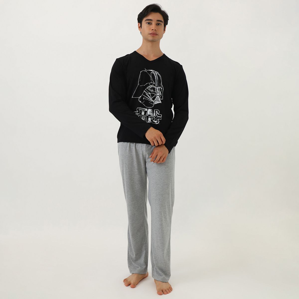BEARCLIFF - Pijama Ml Swc-1853 Negro
