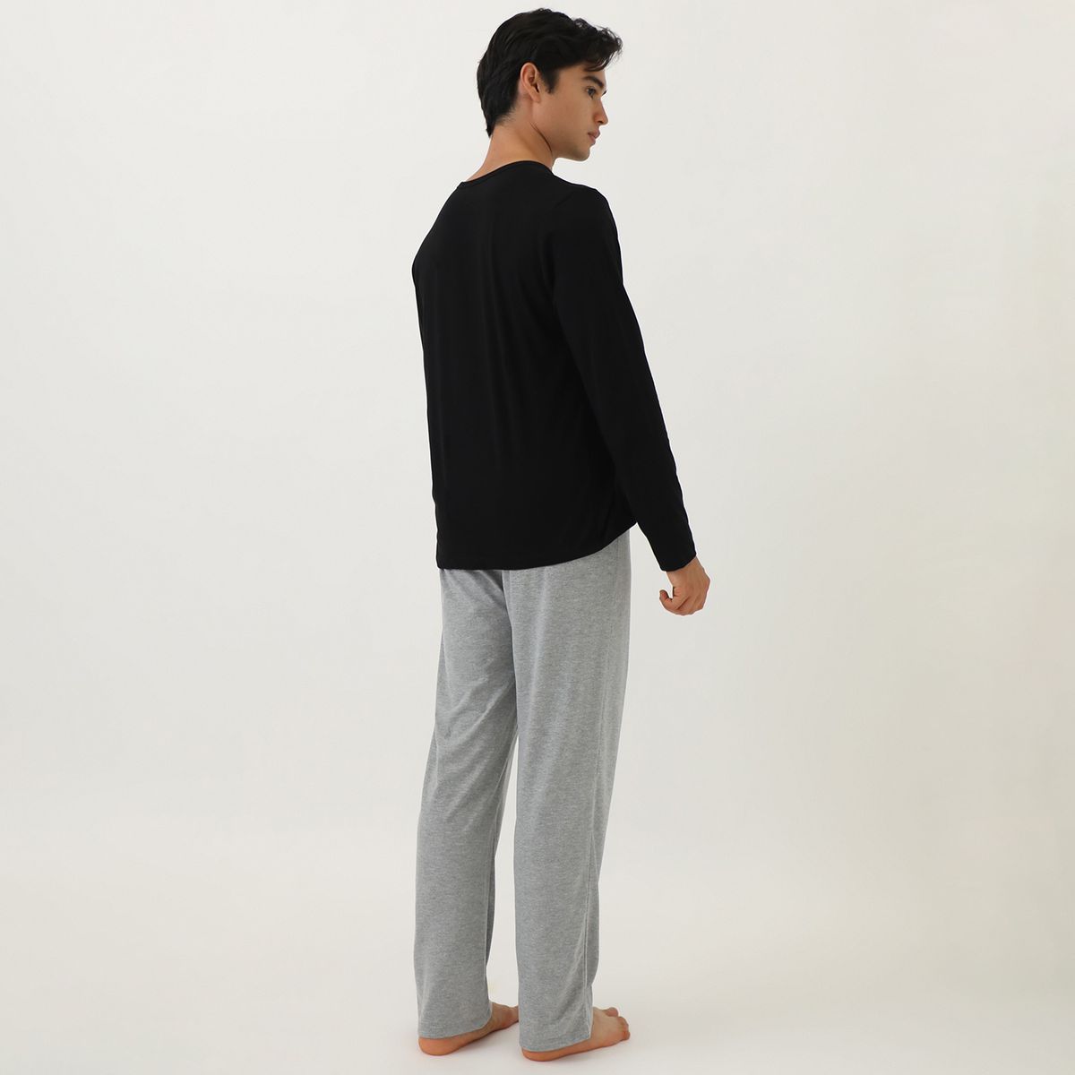 BEARCLIFF - Pijama Ml Swc-1853 Negro