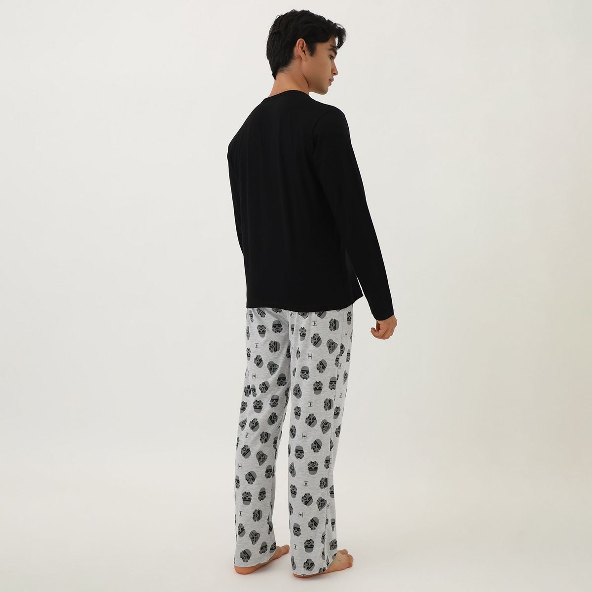 BEARCLIFF - Pijama Ml Swc-1854 Negro