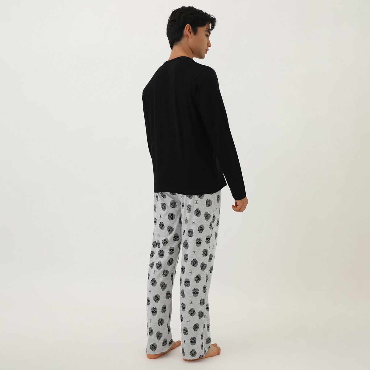 BEARCLIFF - Pijama Ml Swc-1854 Negro