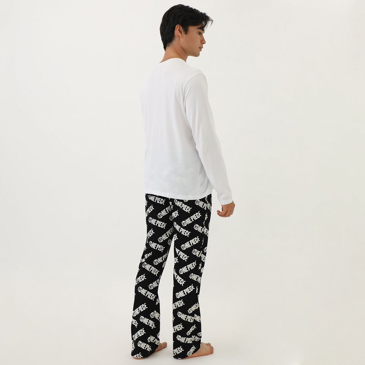 BEARCLIFF - Pijama Ml Opc-0078 Blanco