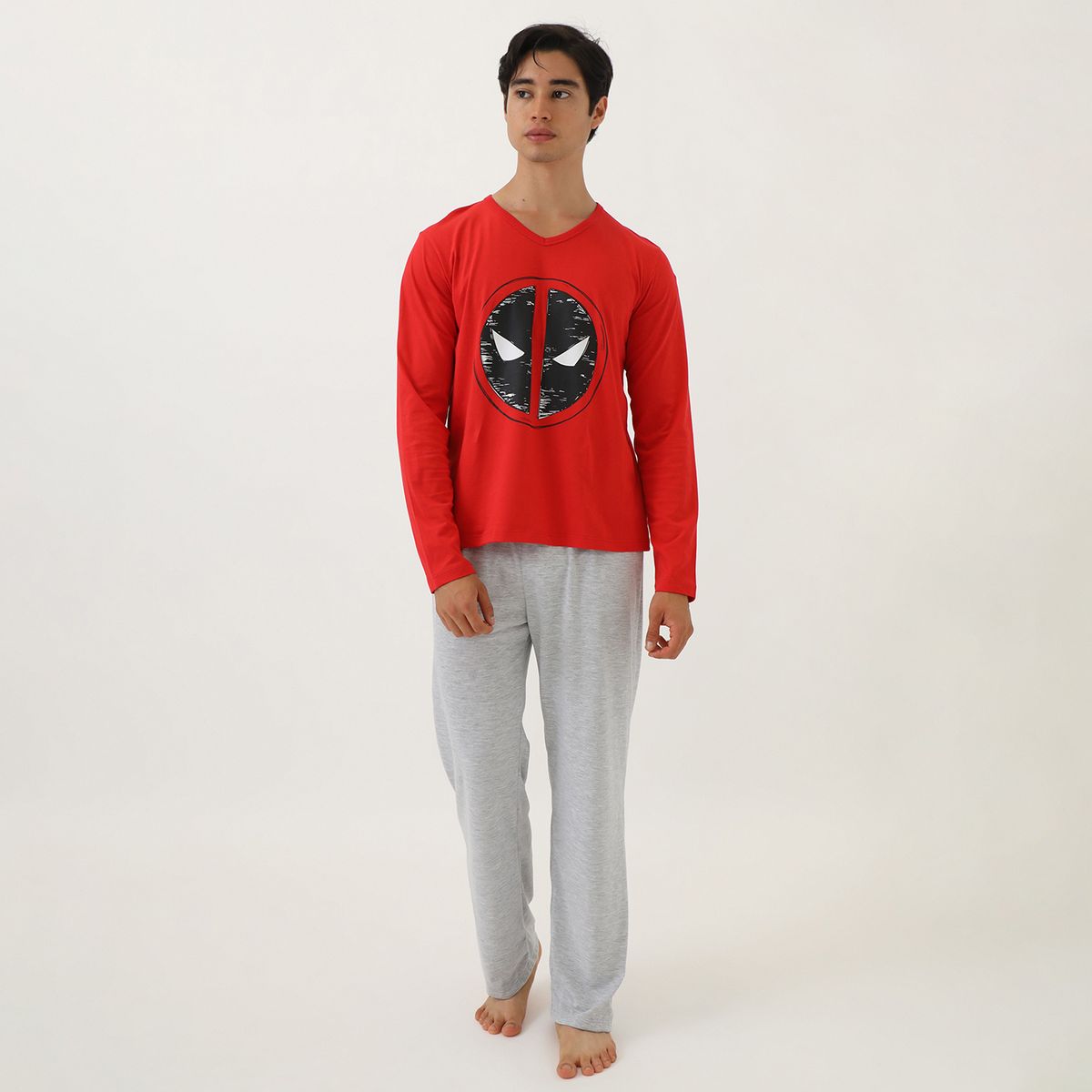 BEARCLIFF - Pijama Ml Dap-0195 Rojo