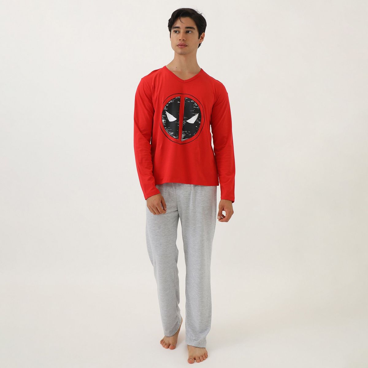 BEARCLIFF - Pijama Ml Dap-0195 Rojo