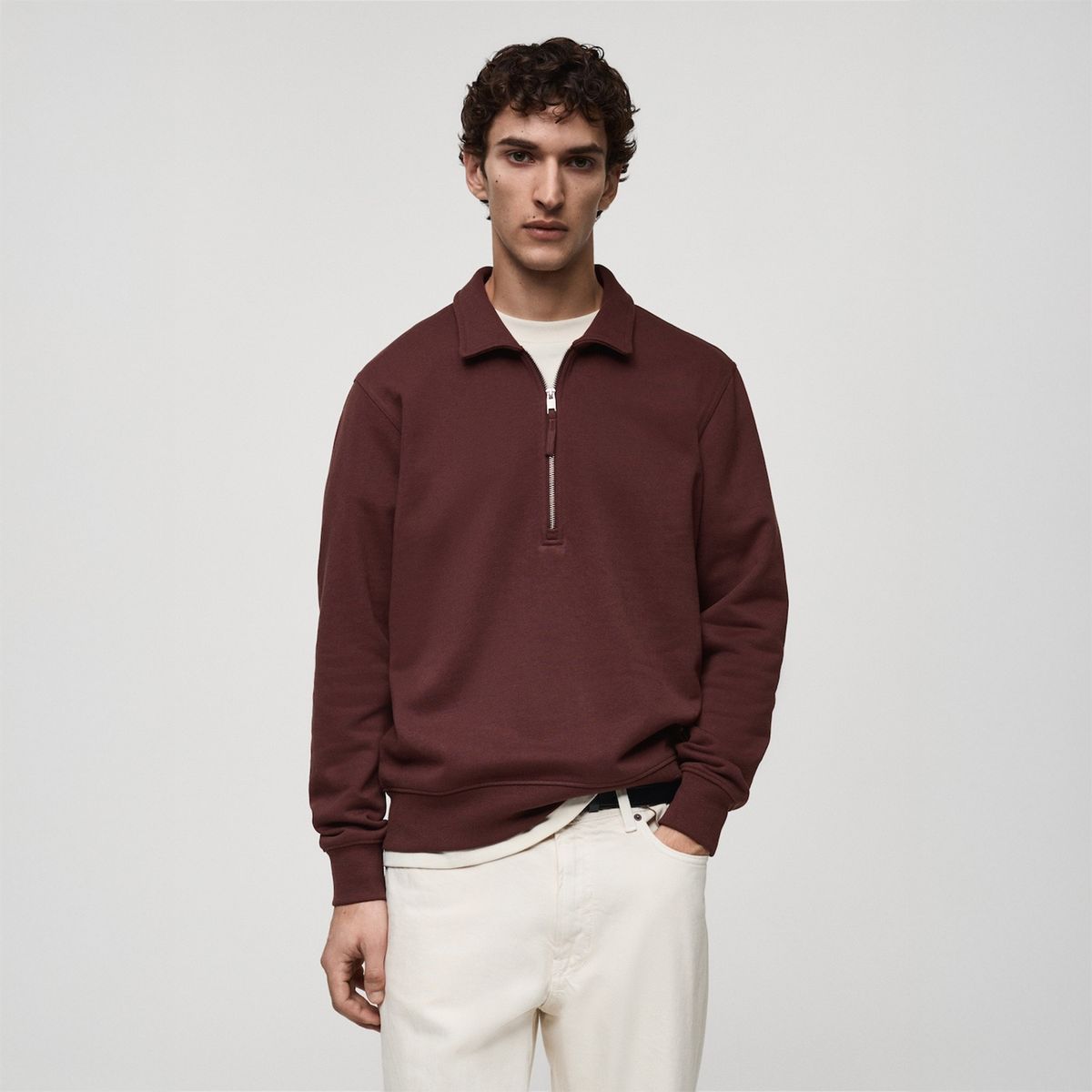 MANGO - Chompa Algodón Hombre Mango Man