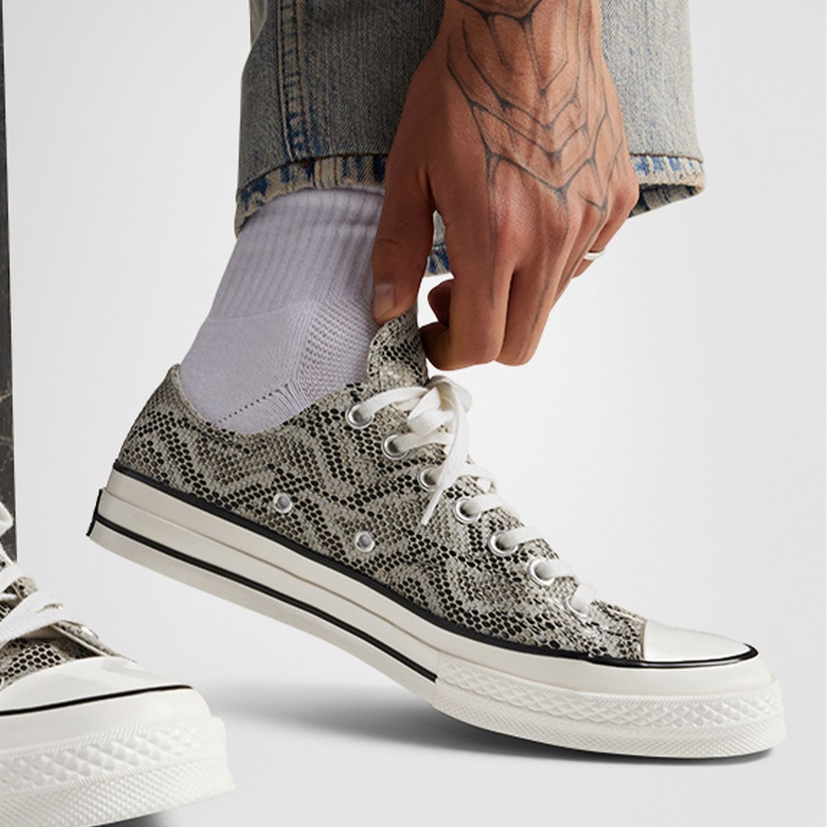 CONVERSE - Zapatillas Urbanas Mujer Converse Chuck 70 Faux Snakeskin