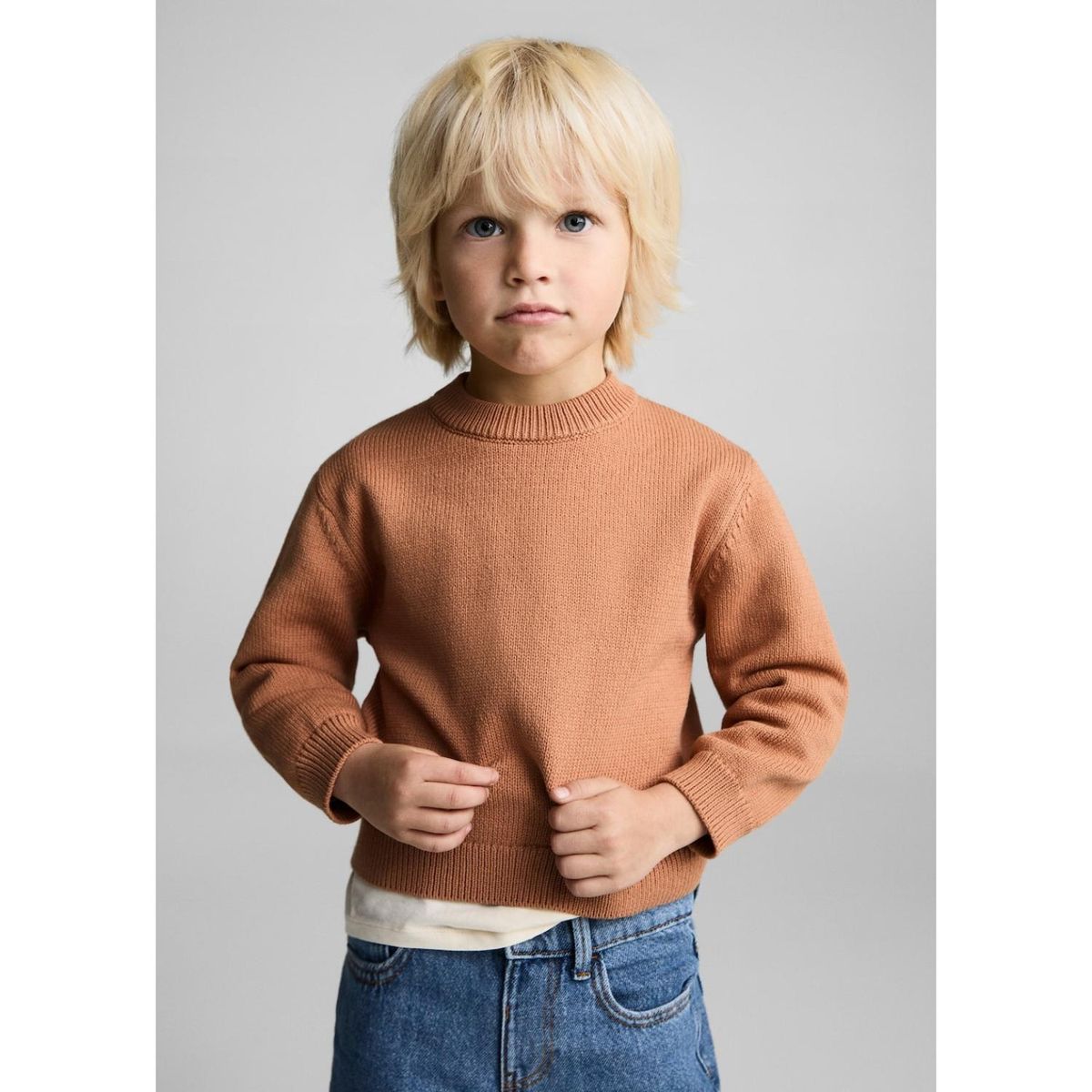 MANGO KIDS - Chompa Bebé Niño Algodón Mango Kids