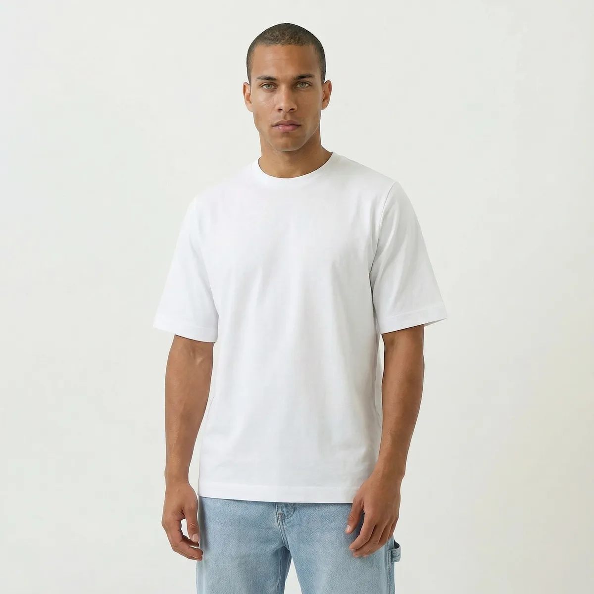 DENIMLAB - Polo Boxy Pesado Hombre Denimlab