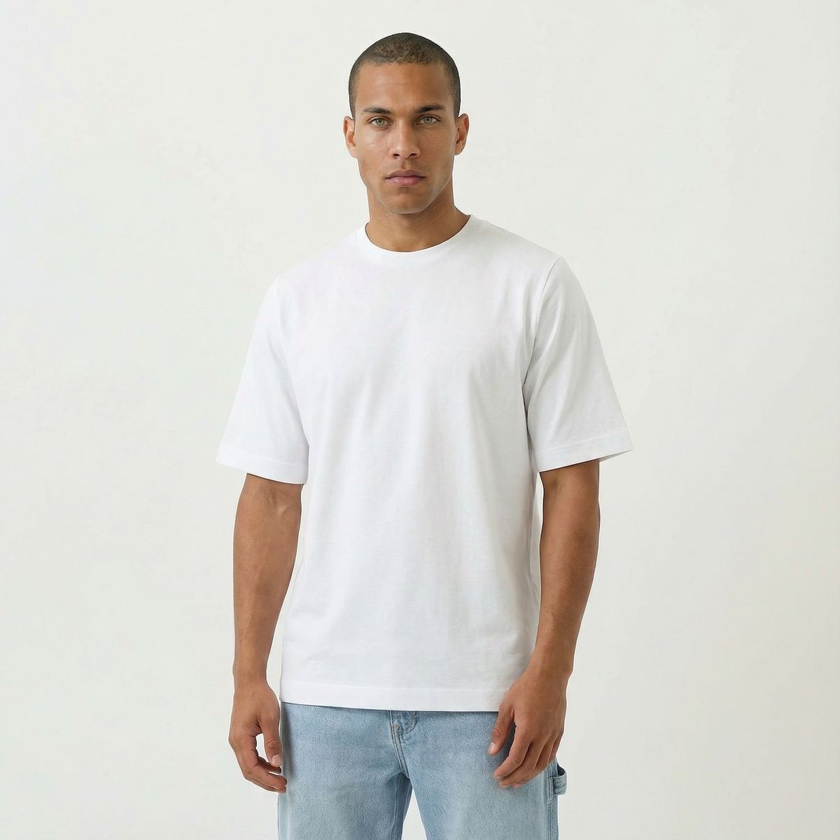 DENIMLAB - Polo Boxy Pesado Hombre Denimlab